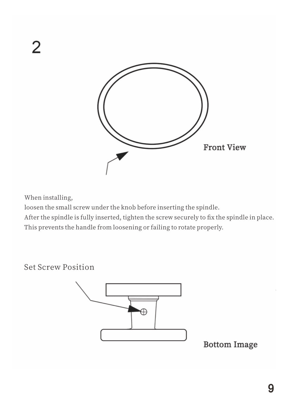 Black gold flower door lock