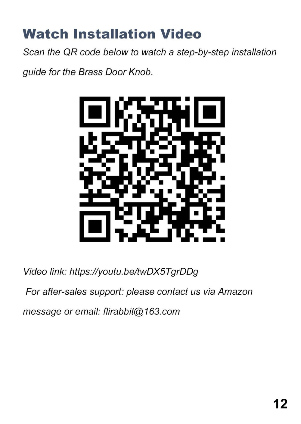 Minimalist Brass Privacy Door Knobs