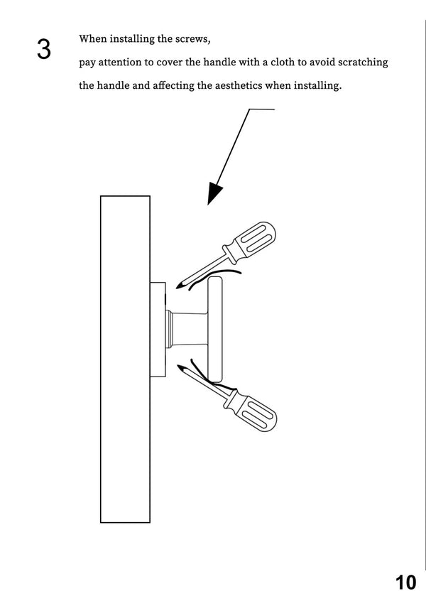 Octagonal Sunburst Brass Door Knob