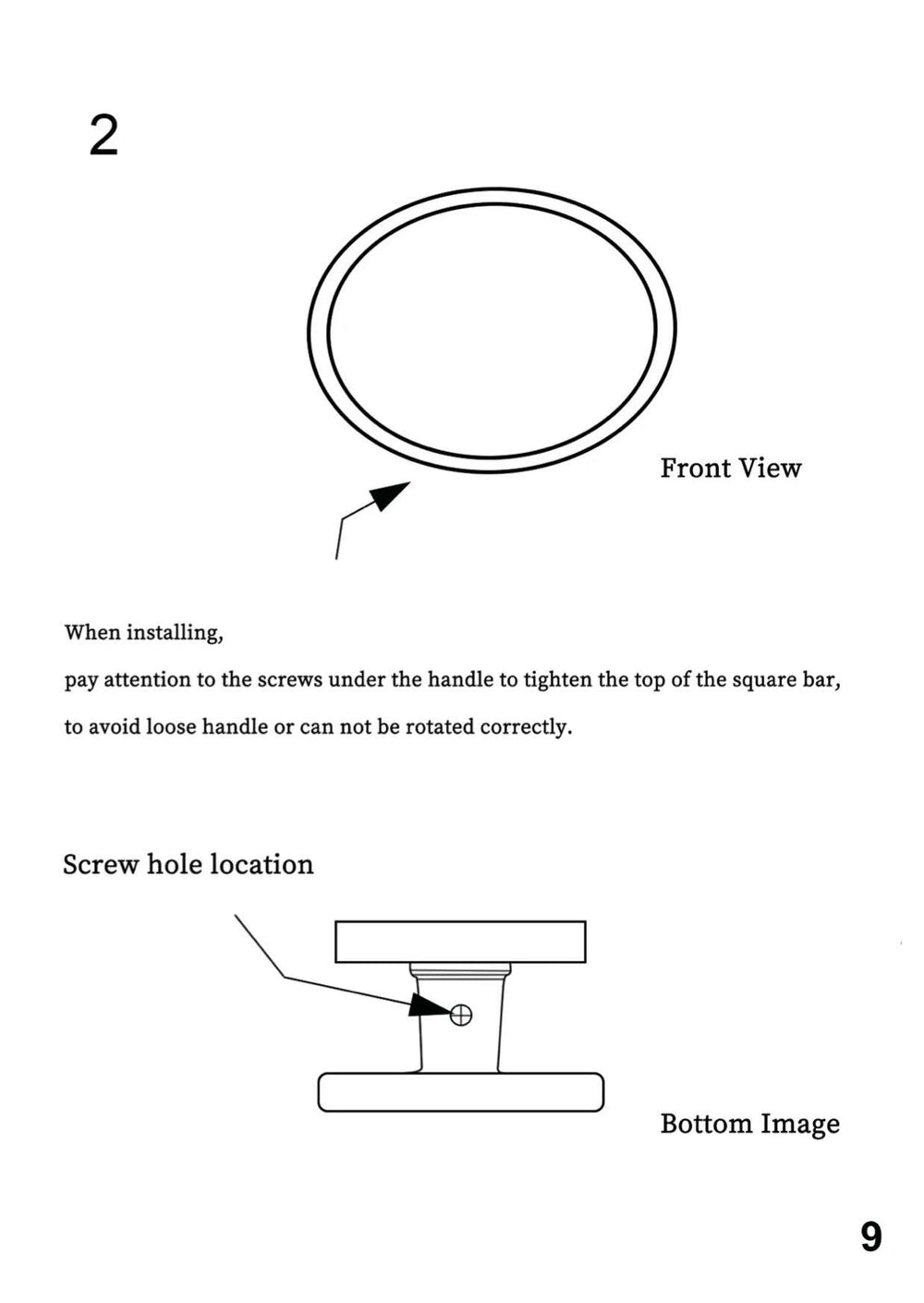 Antique brass door knobs