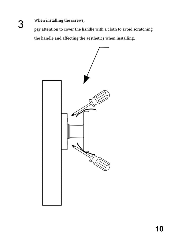 Antique brass door knobs