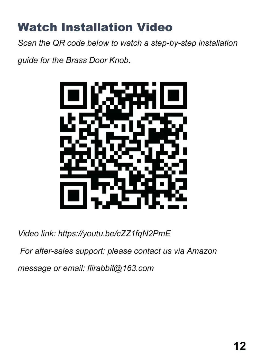 Antique brass door knobs