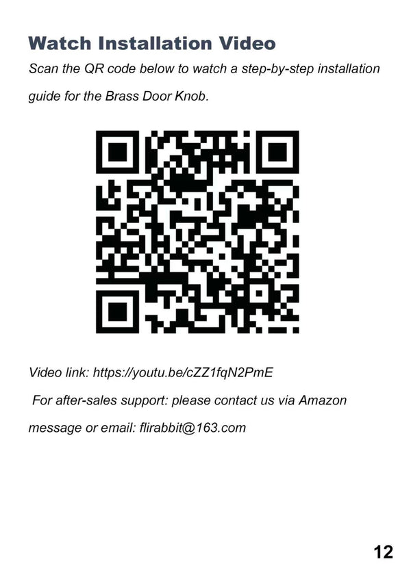 Antique brass door knobs