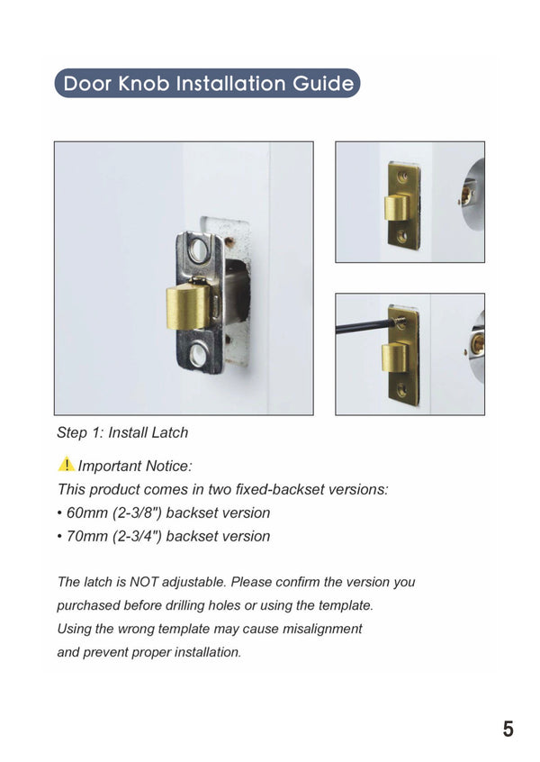 Black gold flower door lock