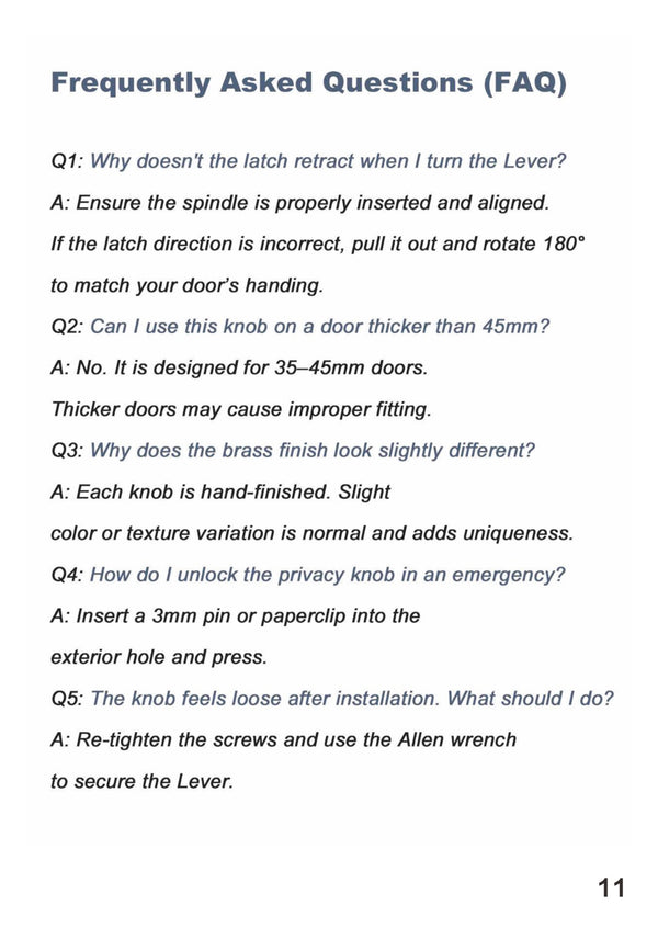 Black gold flower door lock