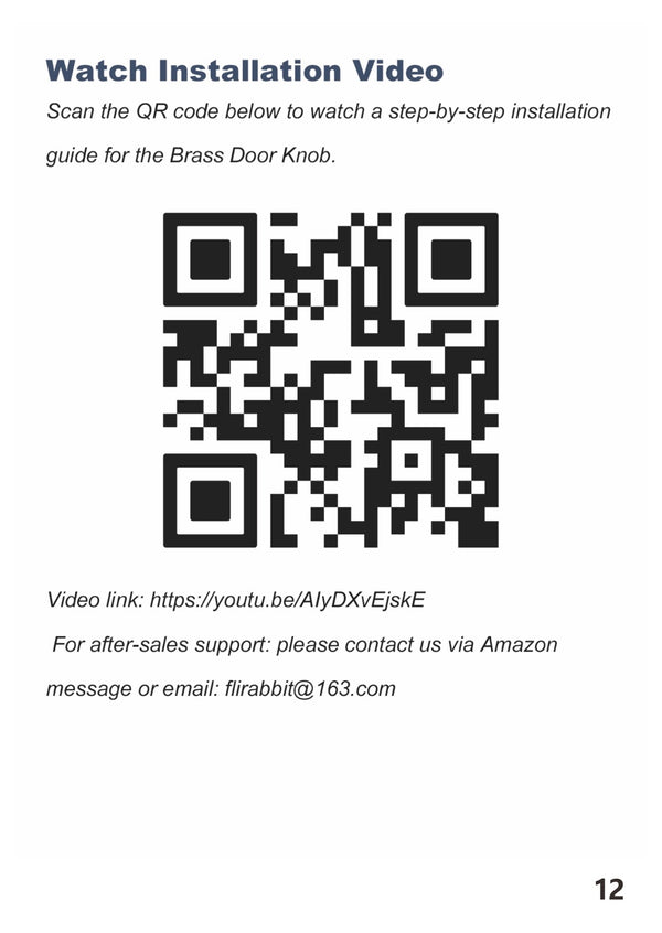 Knurled brass privacy door knobs