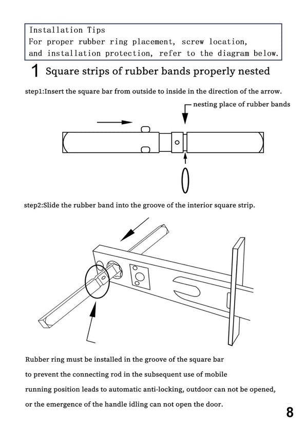 Minimalist Brass Privacy Door Knobs