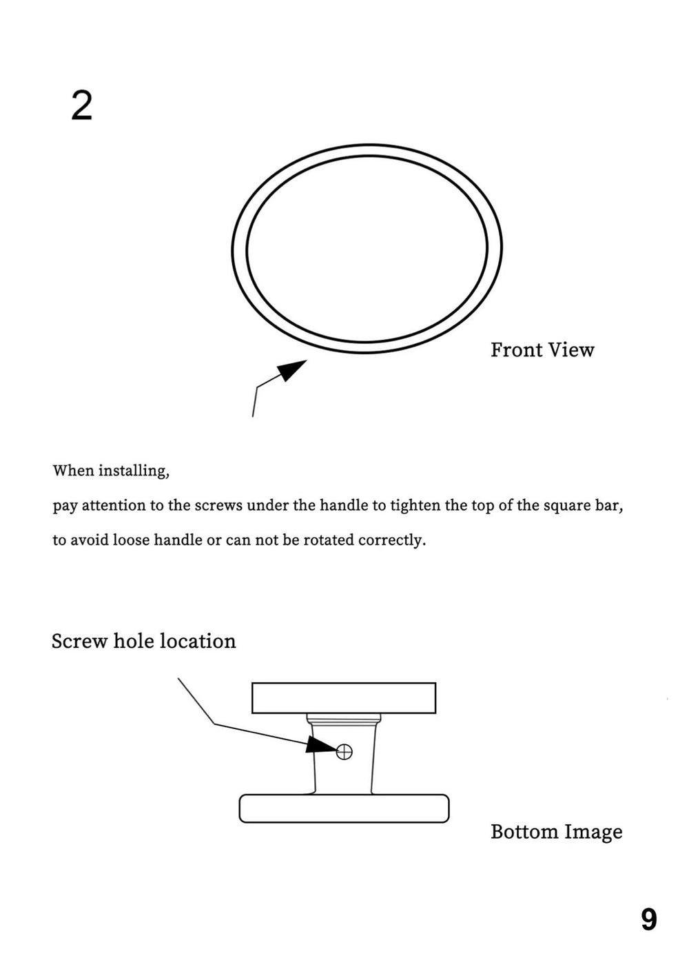 Minimalist Brass Privacy Door Knobs