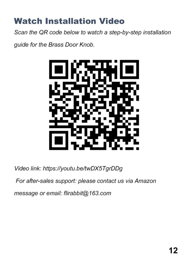 Minimalist Brass Privacy Door Knobs