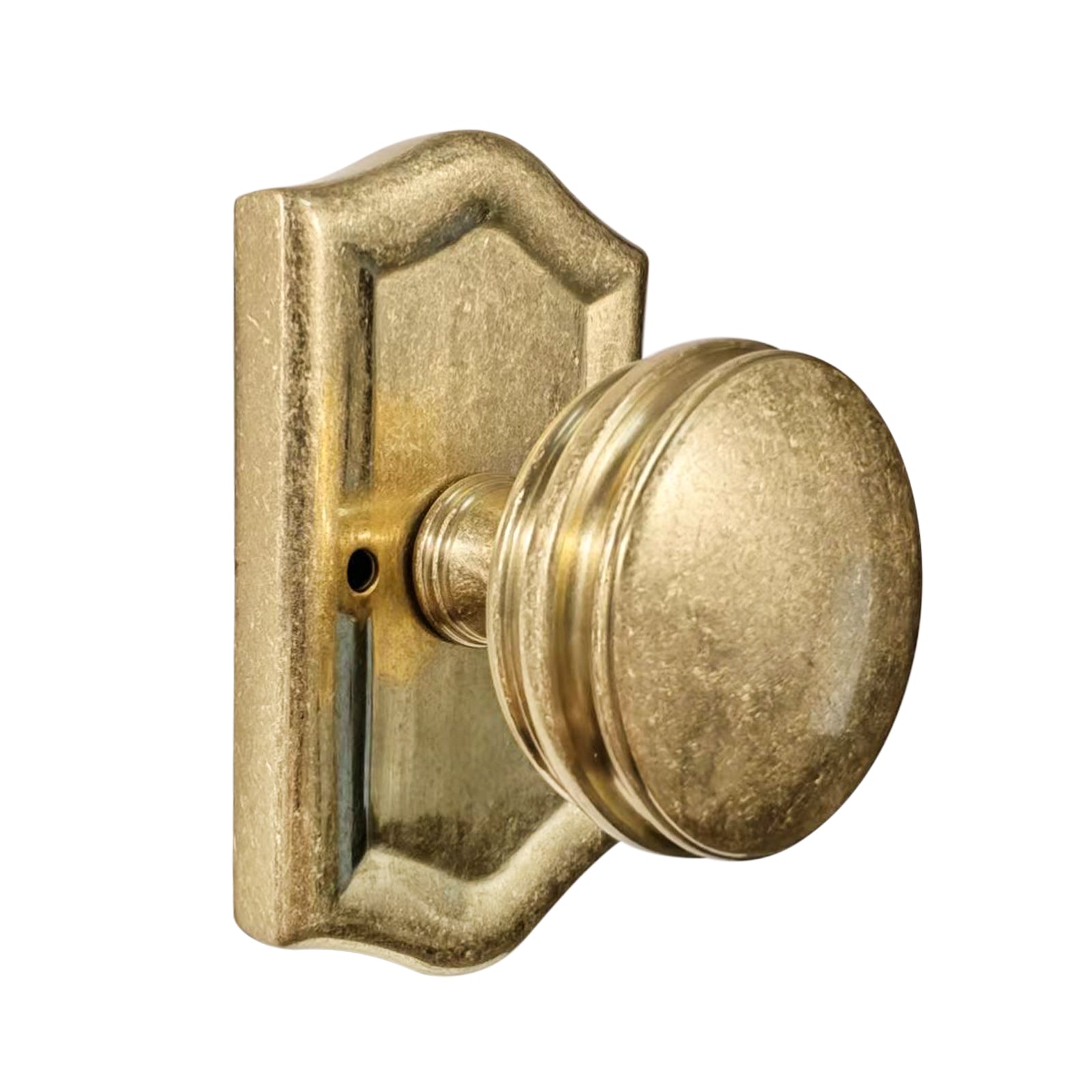 Renaissance Collection | Hand-Burnished Brass Privacy Door Knob