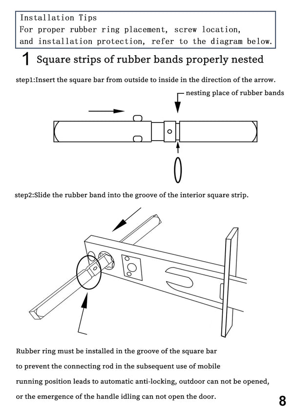 Octagonal Sunburst Brass Door Knob